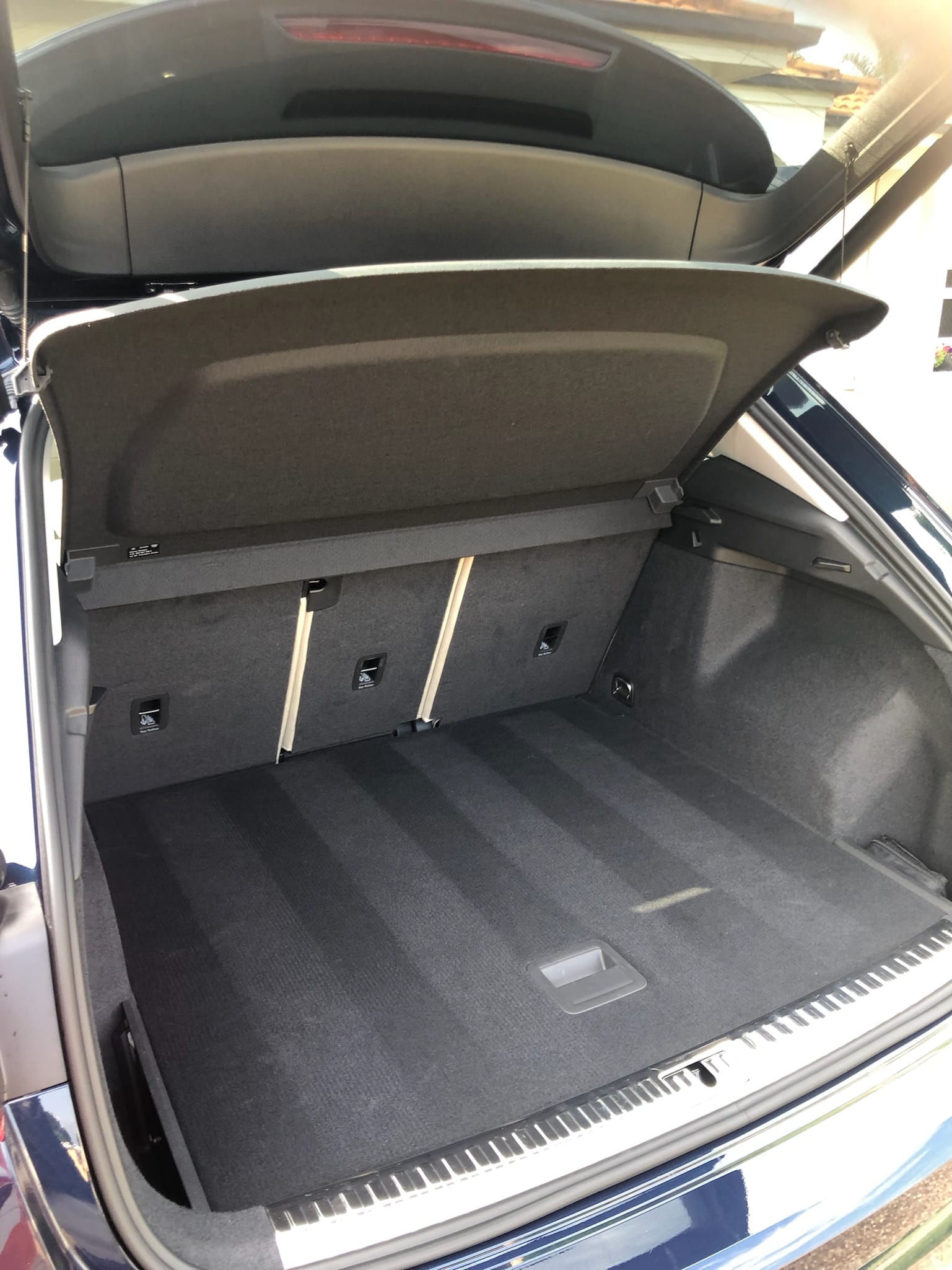 Clean boot interior after full interior detail